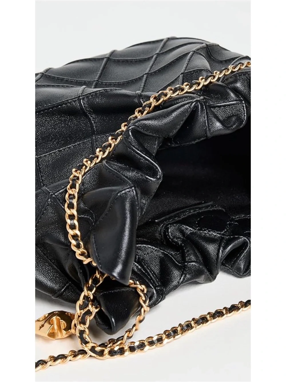 ✨ NWT Tory Burch Mini Fleming Soft Hobo Bag – Black ✨